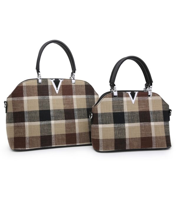 Tartan Set of 2  Tote Bags # 1914