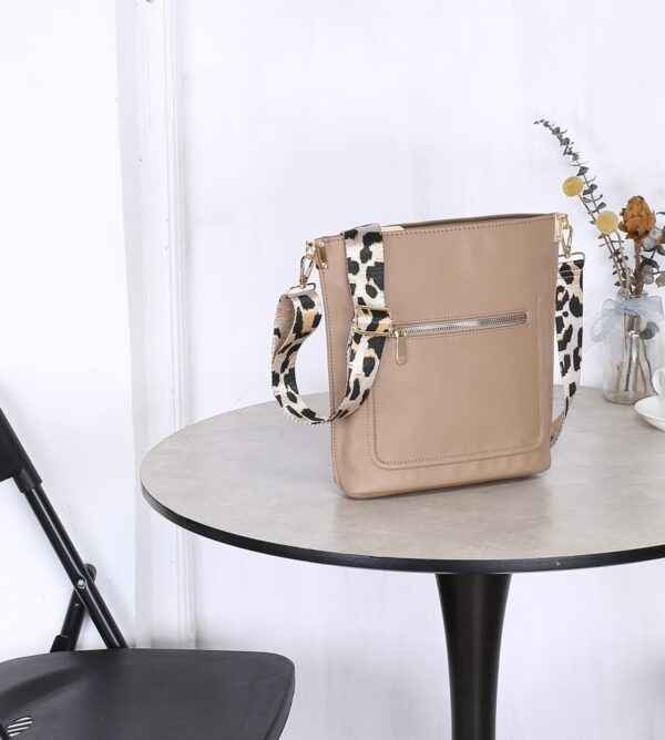 Faux Leather Crossbody Bag # 3320