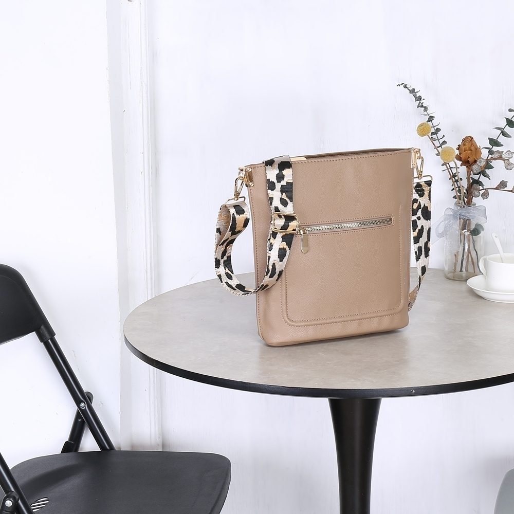 Faux Leather Crossbody Bag # 3320