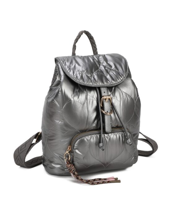 Quilted and Padded Polyamide Fabric Rucksack # 24017