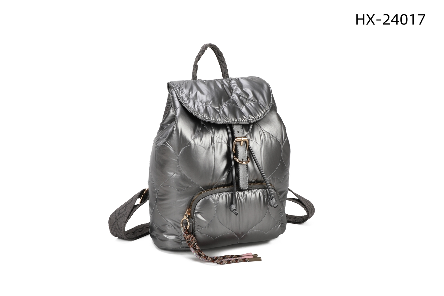 Quilted and Padded Polyamide Fabric Rucksack # 24017