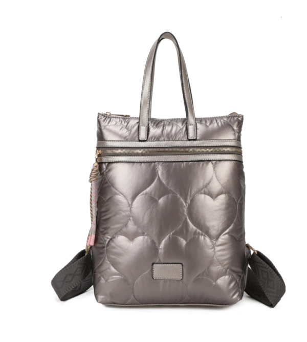 Quilted and Padded Polyamide Fabric Tote Bag Rucksack # 24020