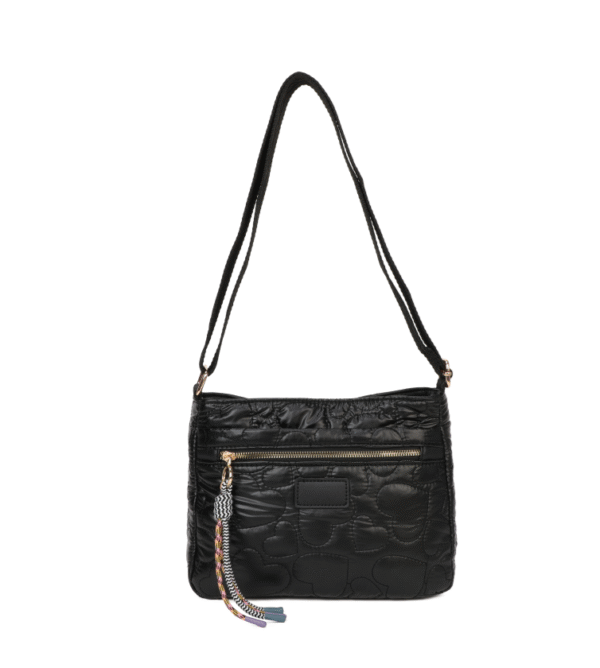 Quilted and Padded Polyamide Fabric Handbag # 24023