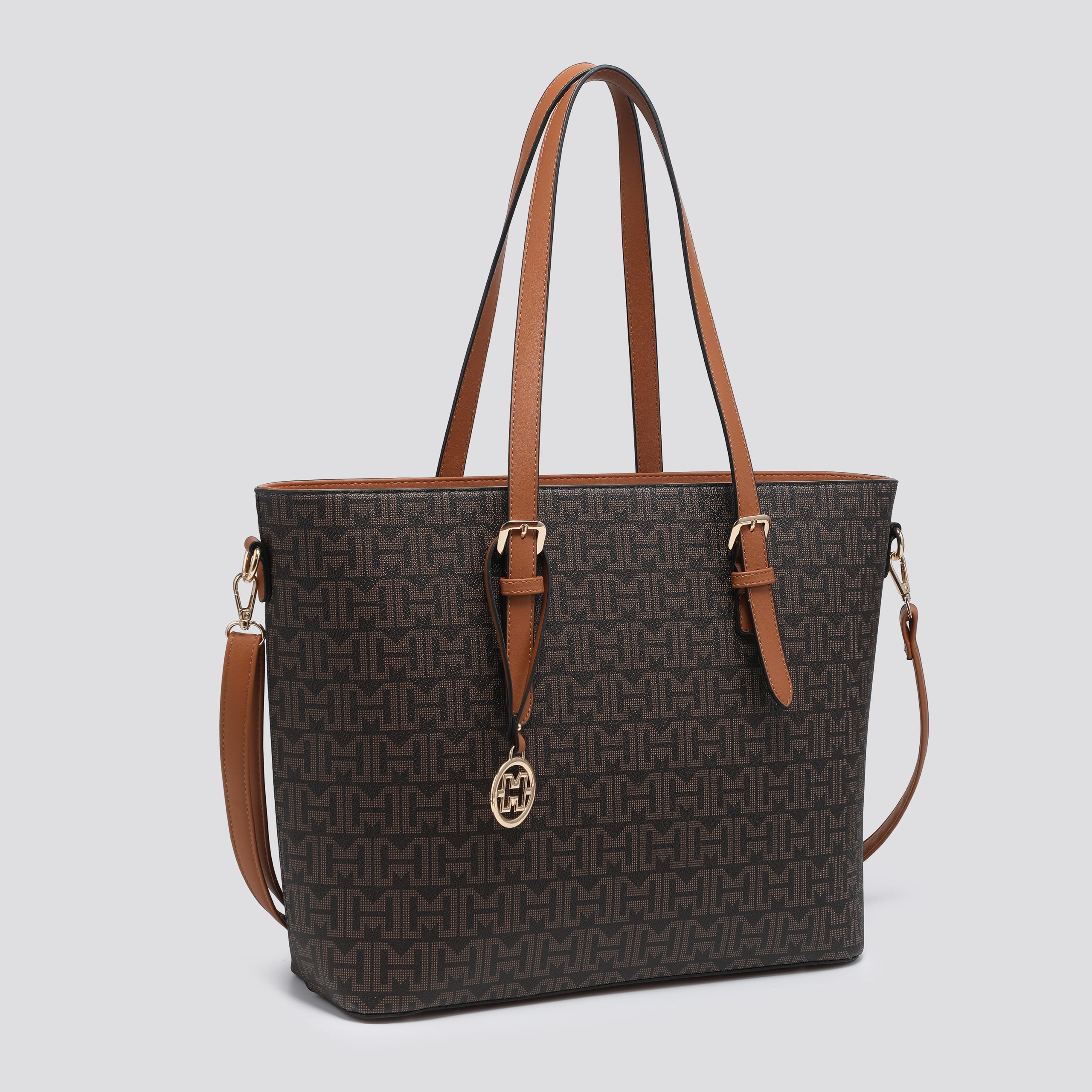 Leather Look Large Tote Bag # 24054
