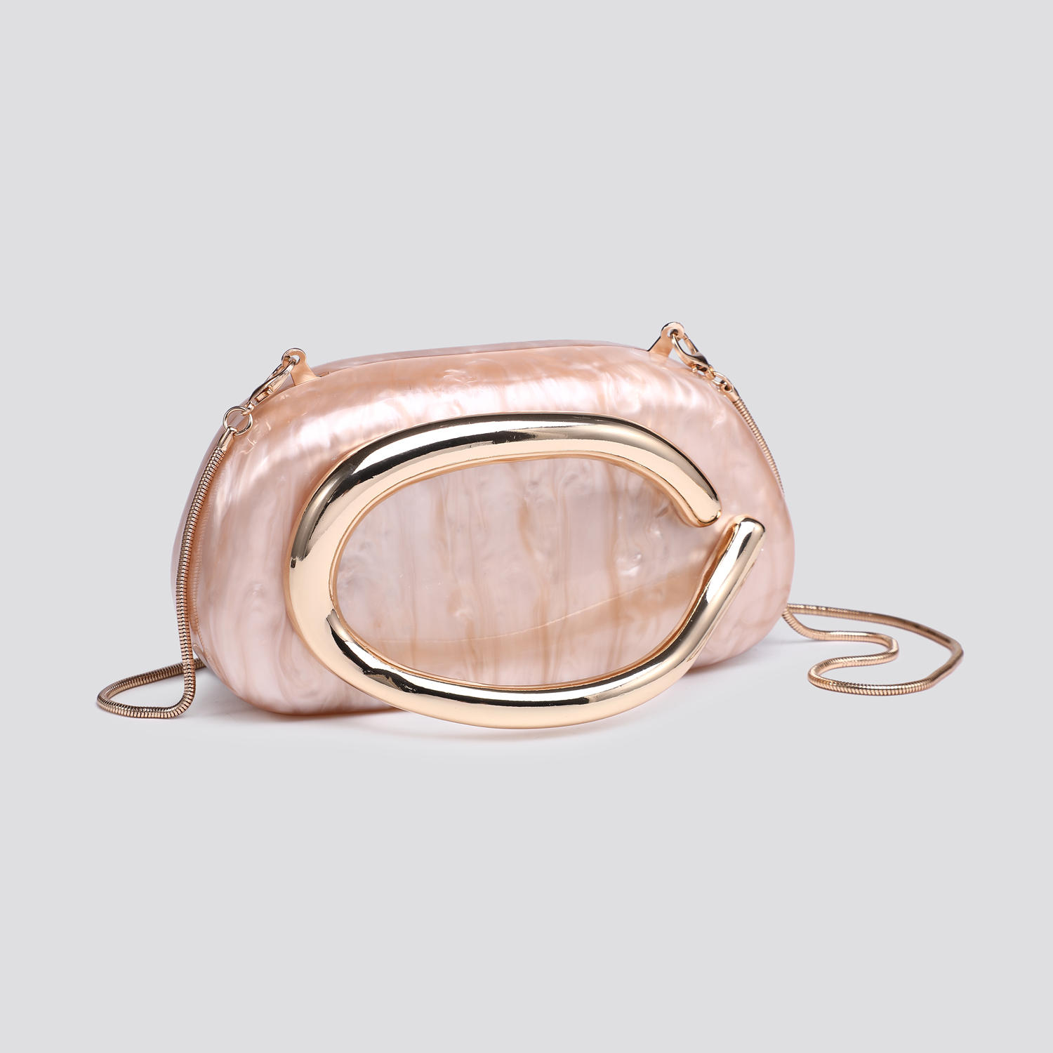 Luxury Hard Shell Acrylic Crossbody Bag Clutch Bag # 26706