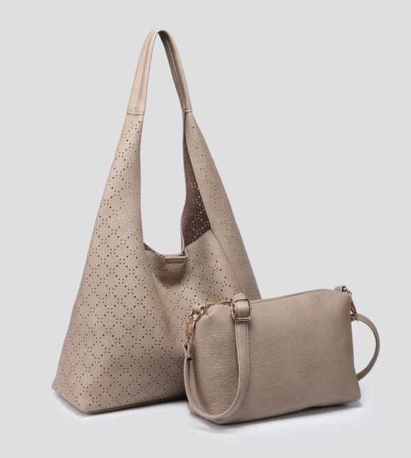 Faux Leather Slouch Bag #3441