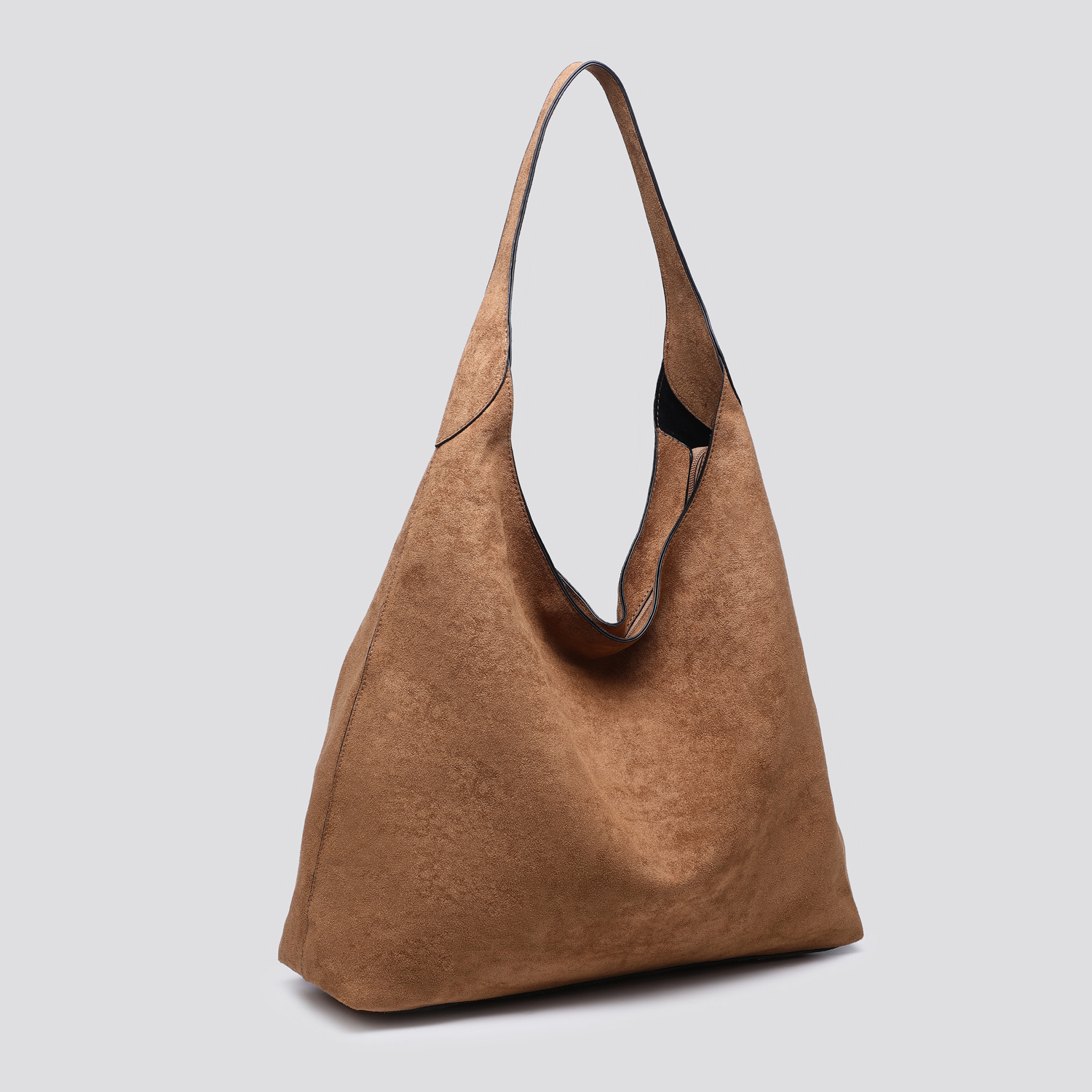 Faux Suede Slouch Hobo Bag # 25458
