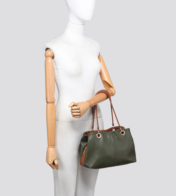 25445 Triple Compartment Tote Bag