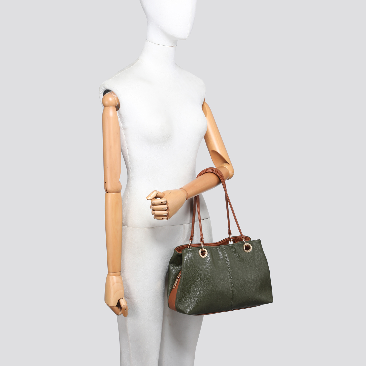 25445 Triple Compartment Tote Bag