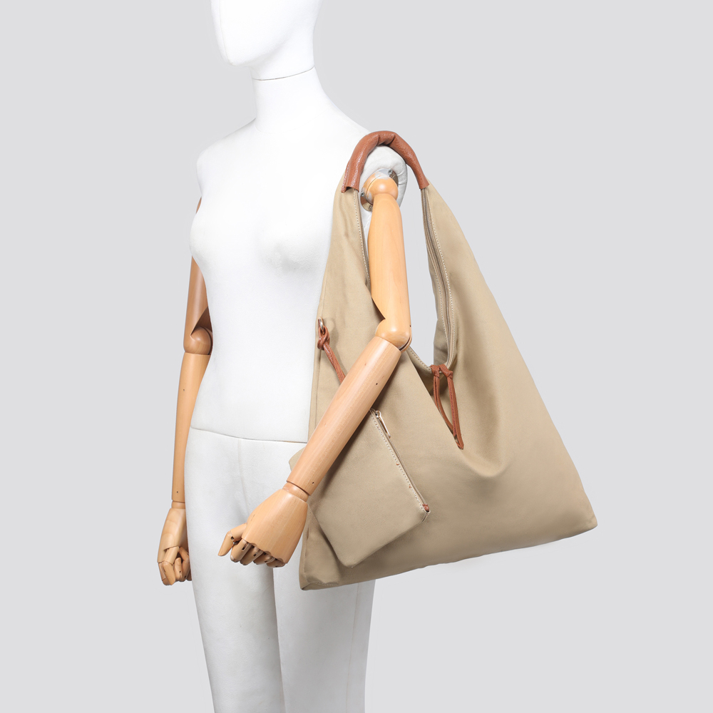 25058 Canvas bag with a Purse