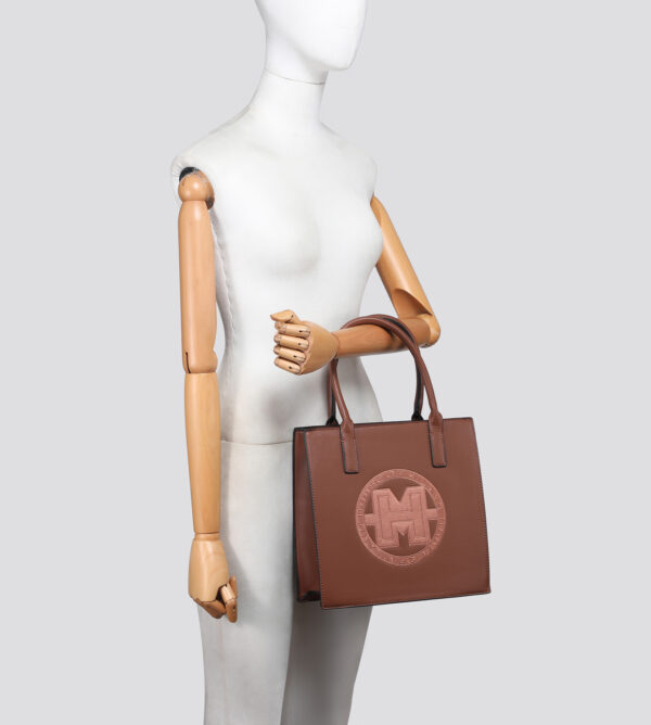 25464  Vegan Leather Tote Bag