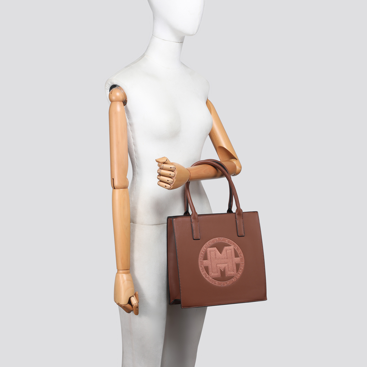 25464  Vegan Leather Tote Bag