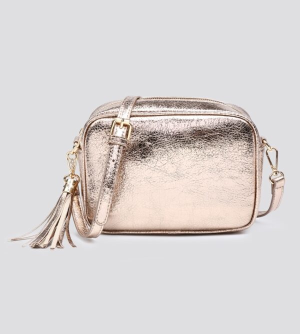 3346 Faux Leather Camera Bag