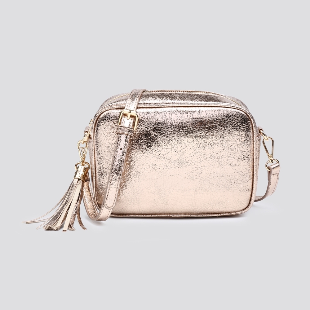 3346 Faux Leather Camera Bag
