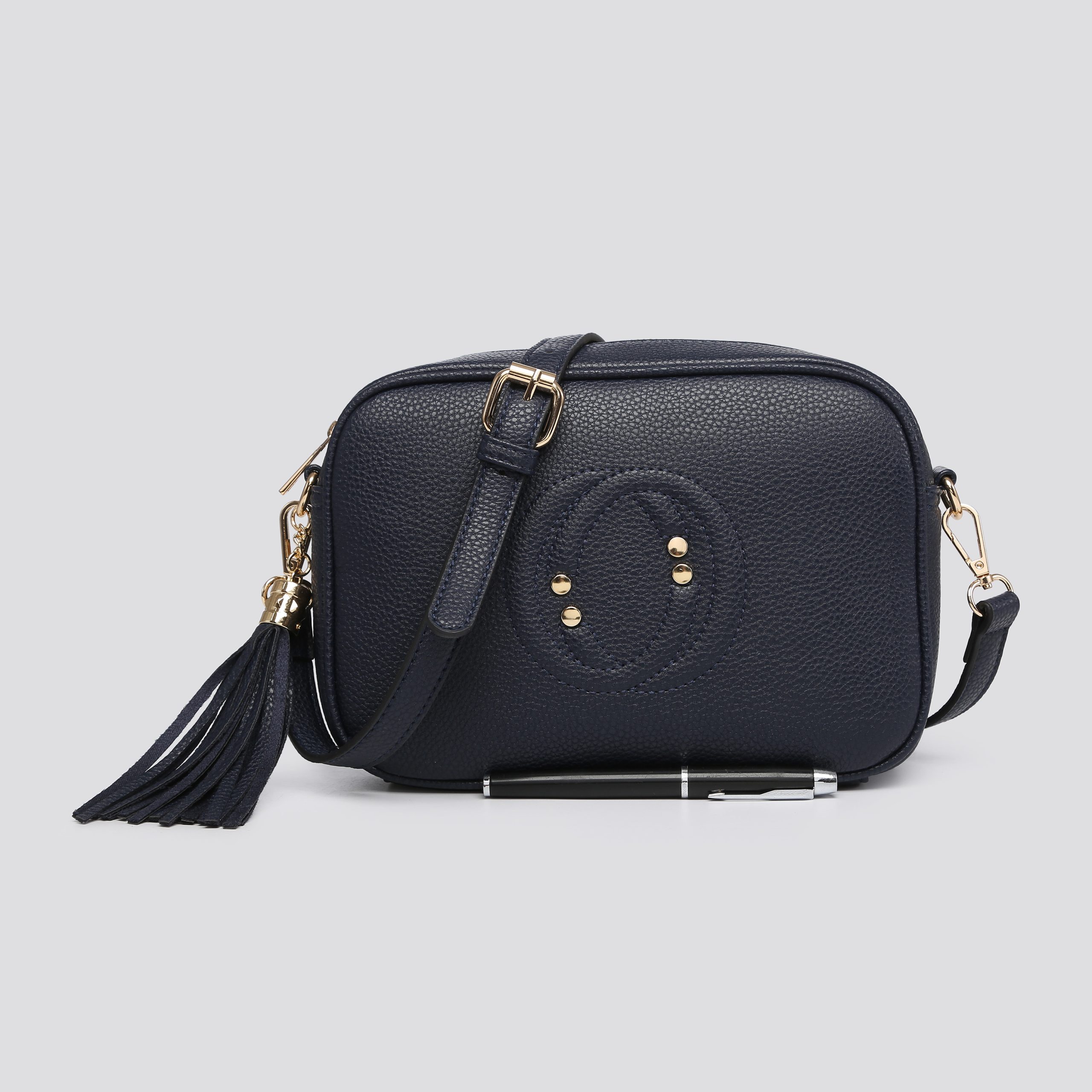 Leather Look Crossbody Camera # JNY916