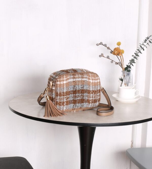 8096CK Tartan Camera Bag