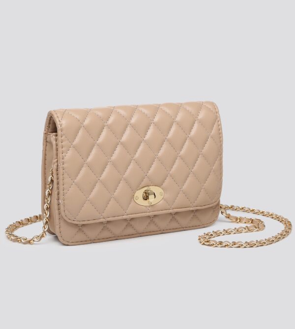 Quilted Soft Faux Leather Crossbody Bag Evening Bag # JNY1005