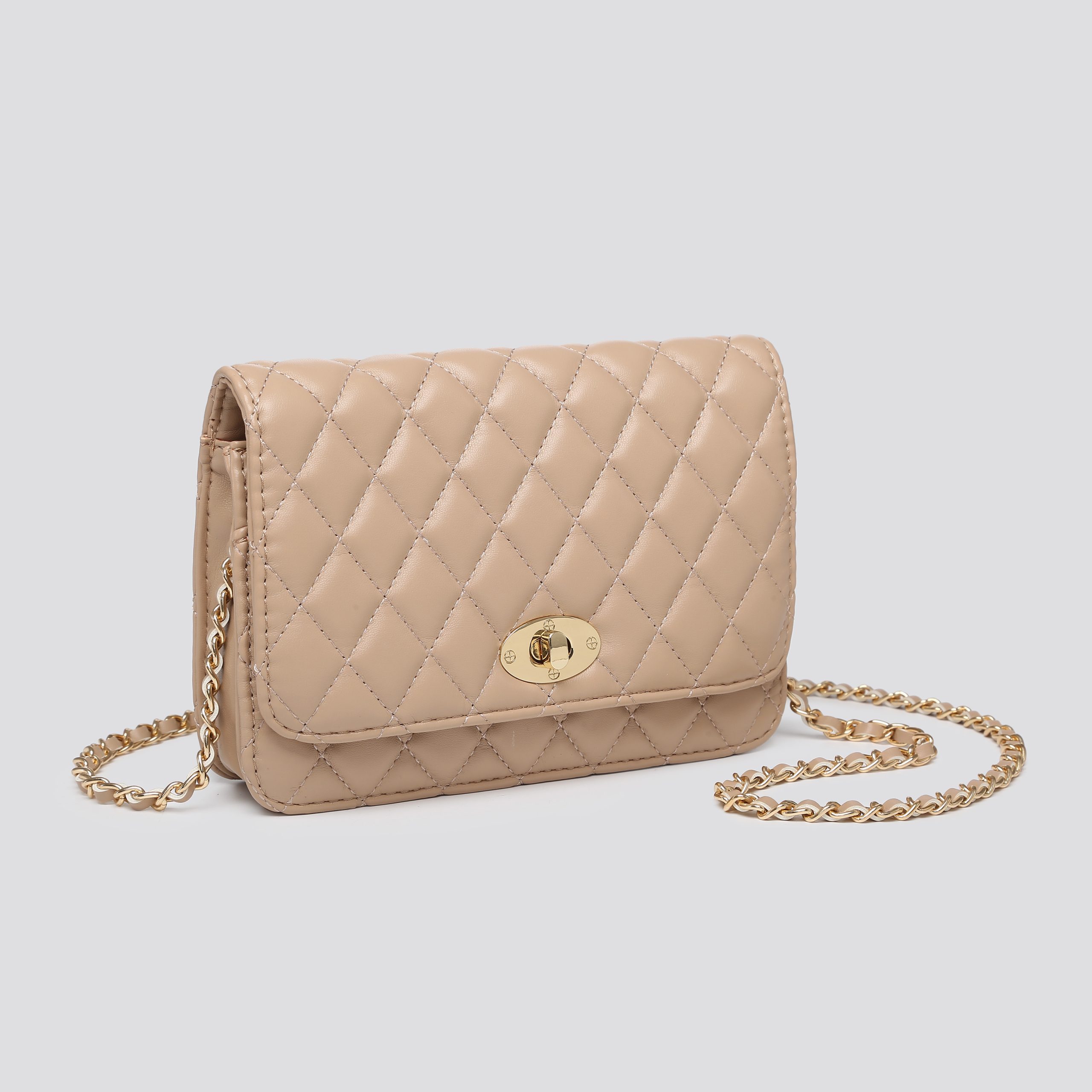 Quilted Soft Faux Leather Crossbody Bag Evening Bag # JNY1005