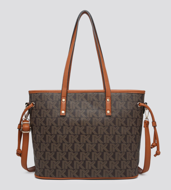 Leather Look Printed Tote Bag # 1105