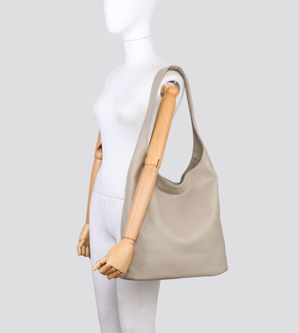 3350 Faux Leather Large Hobo Bag