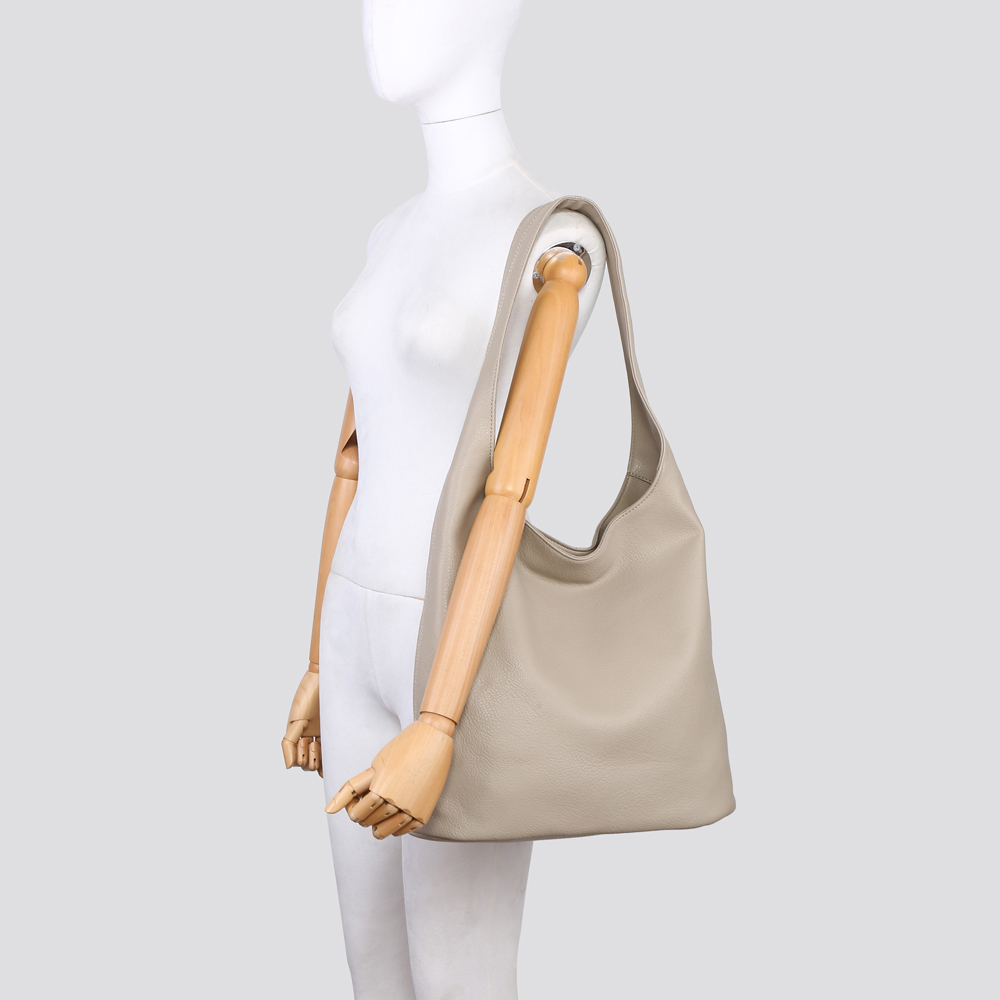 3350 Faux Leather Large Hobo Bag