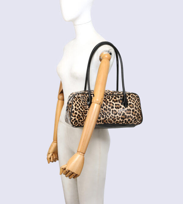 25448 Leopard Print Tote Bag