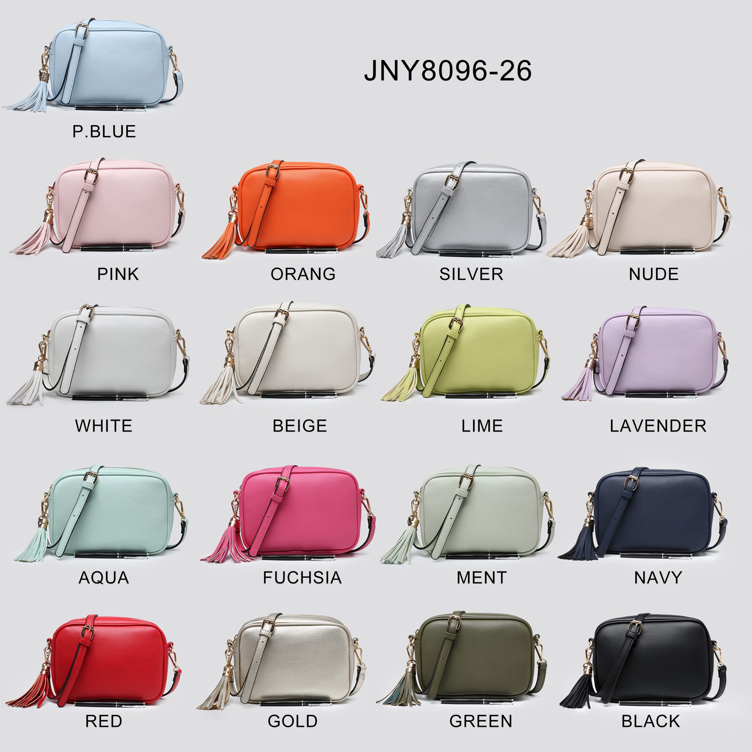 Premium Quality Vegan Leather Camera Bag Crossbody Bag # JNY8096-26
